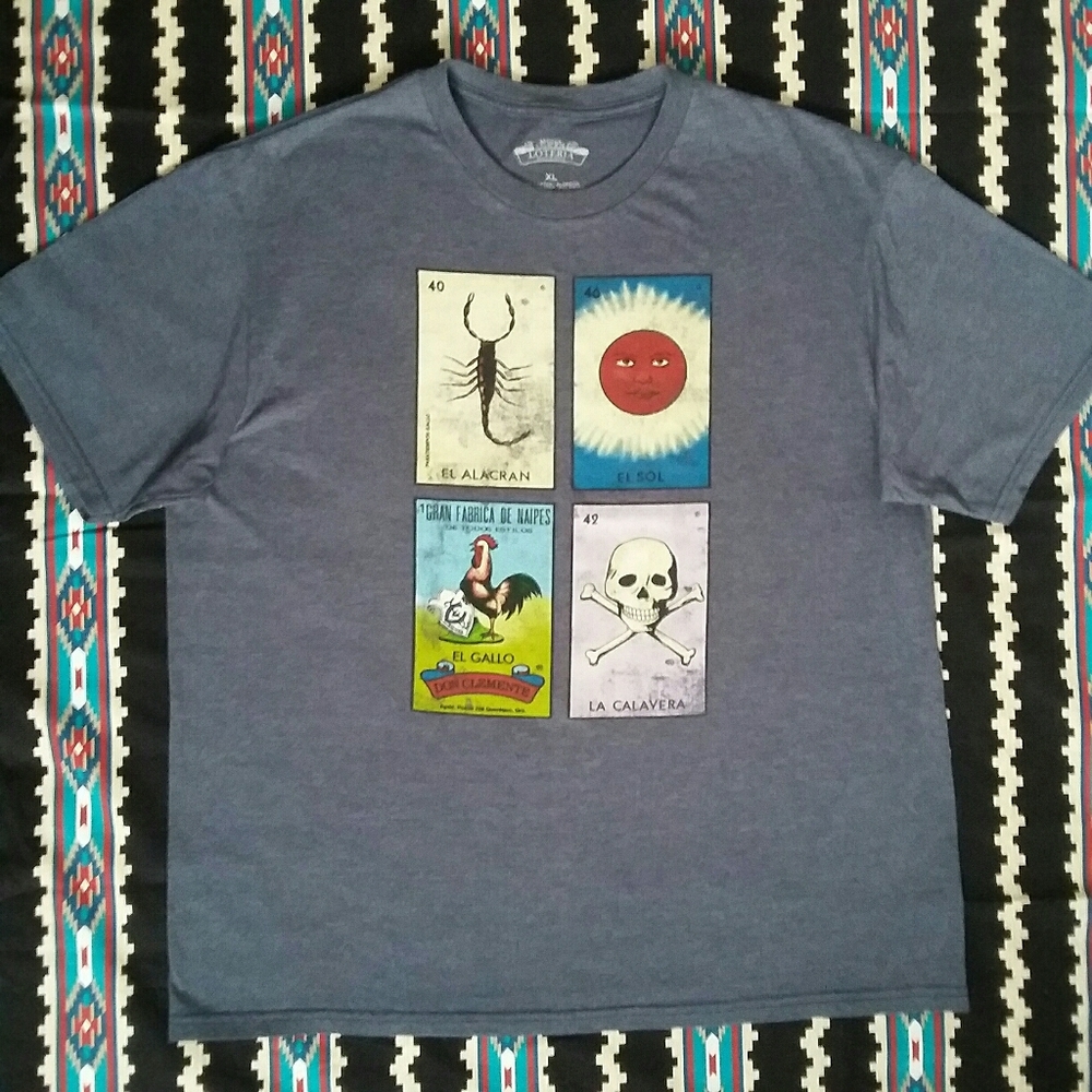 Loteria Don Clemente T-shirt Scorpion, Sun Size XL